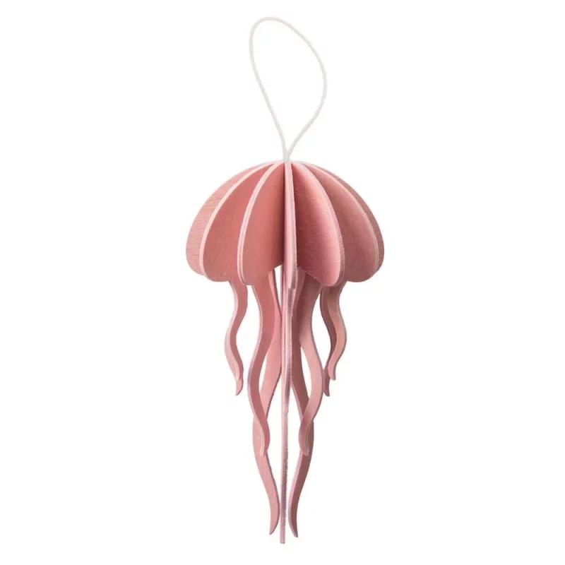 29. Jellyfish light pink * 3D puzzel card * LOVI