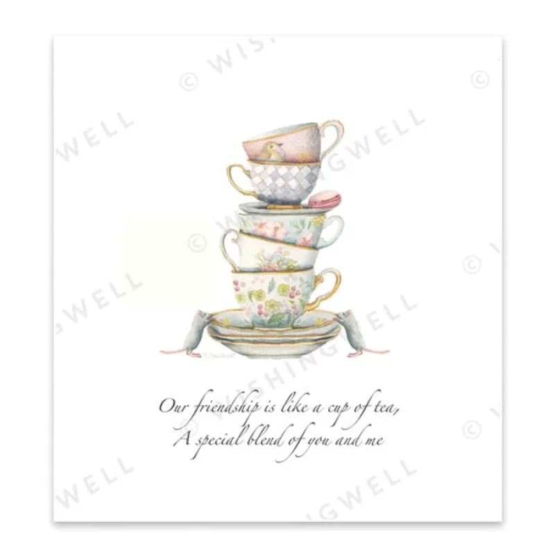 W31. Our friendship is like a cup of tea * Wishingwell gift card