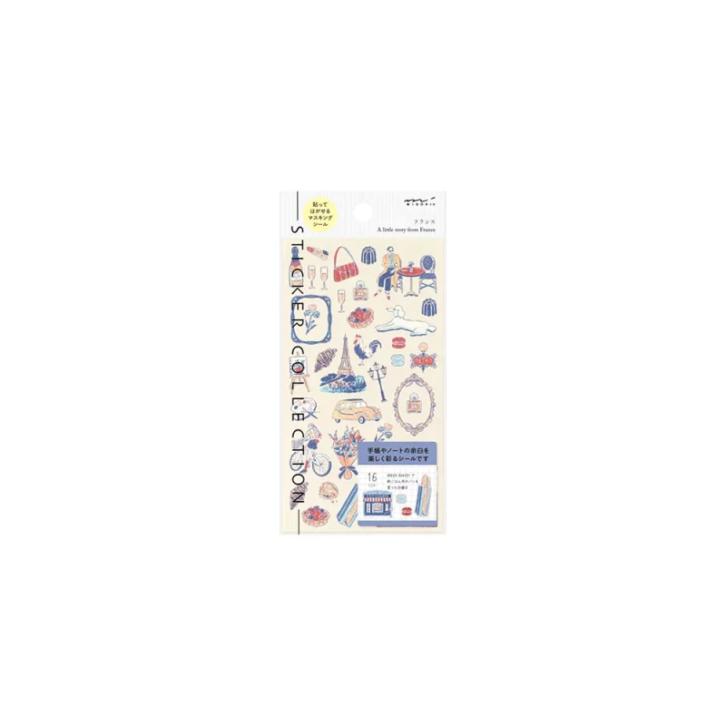 31. Stickers French * Limited Edition * Midori