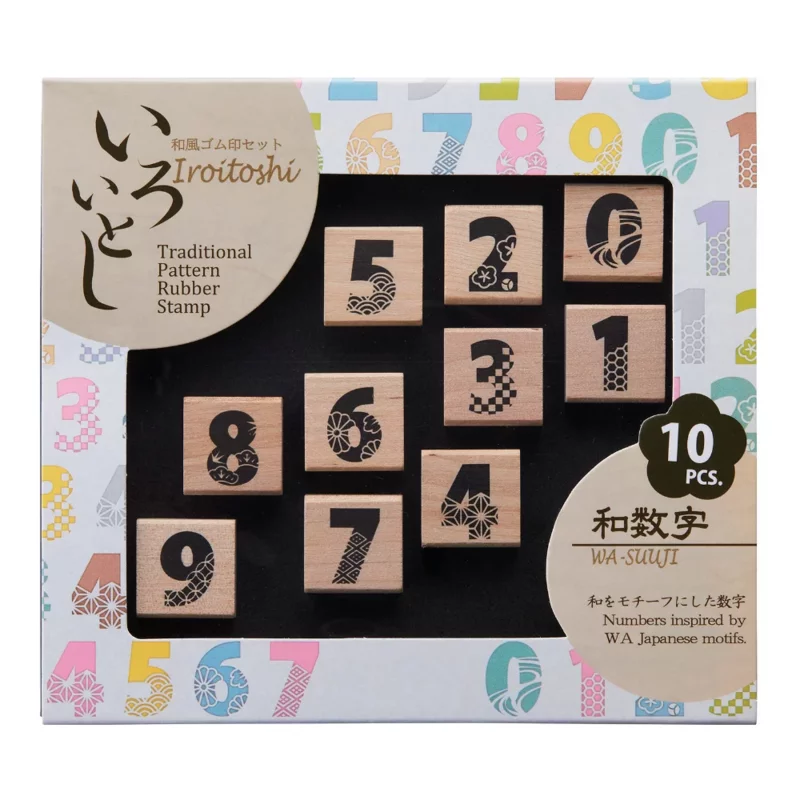 SH42. Iro Itoshi Wa-Suuji Stamps * Shachihata