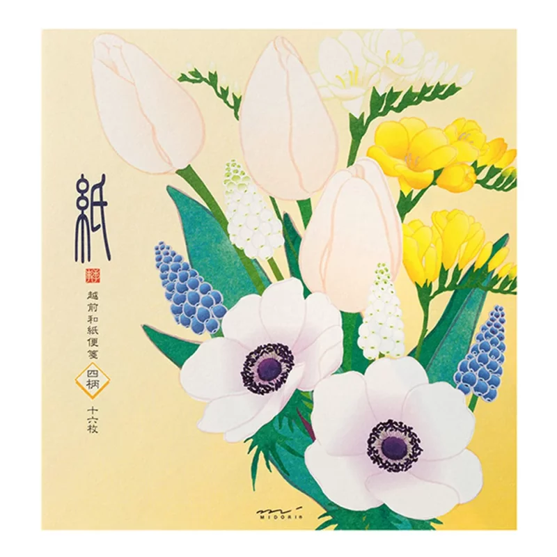 45.1 Spring Flowers '25 Letter Pad * Midori
