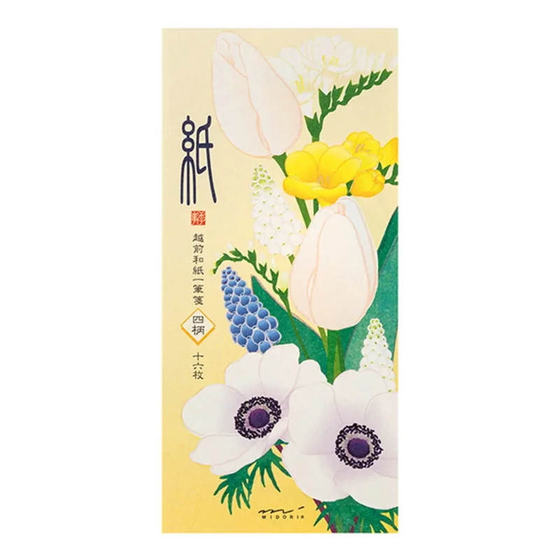 45.3 Spring Flowers '25 Message Pad * Midori