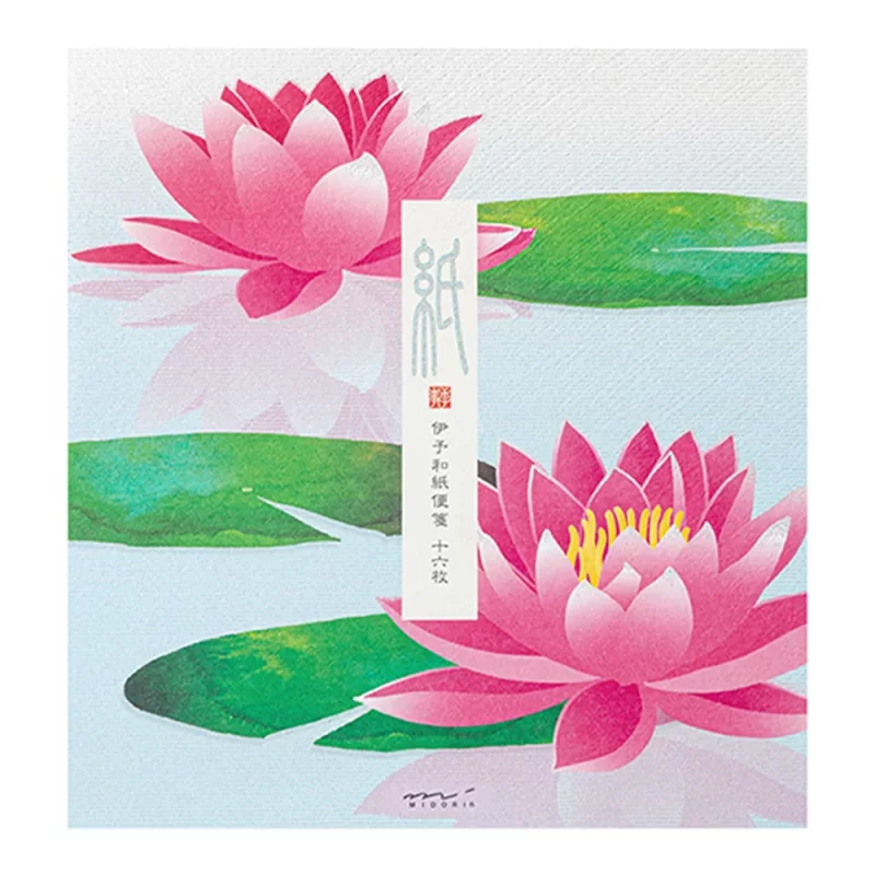 54.1 Water Lily Reflection Letter Pad * Midori