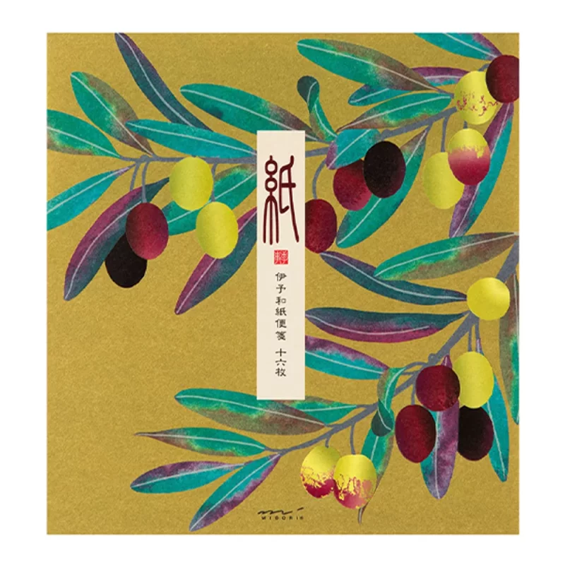 56.1 Olives Letter Pad * Midori