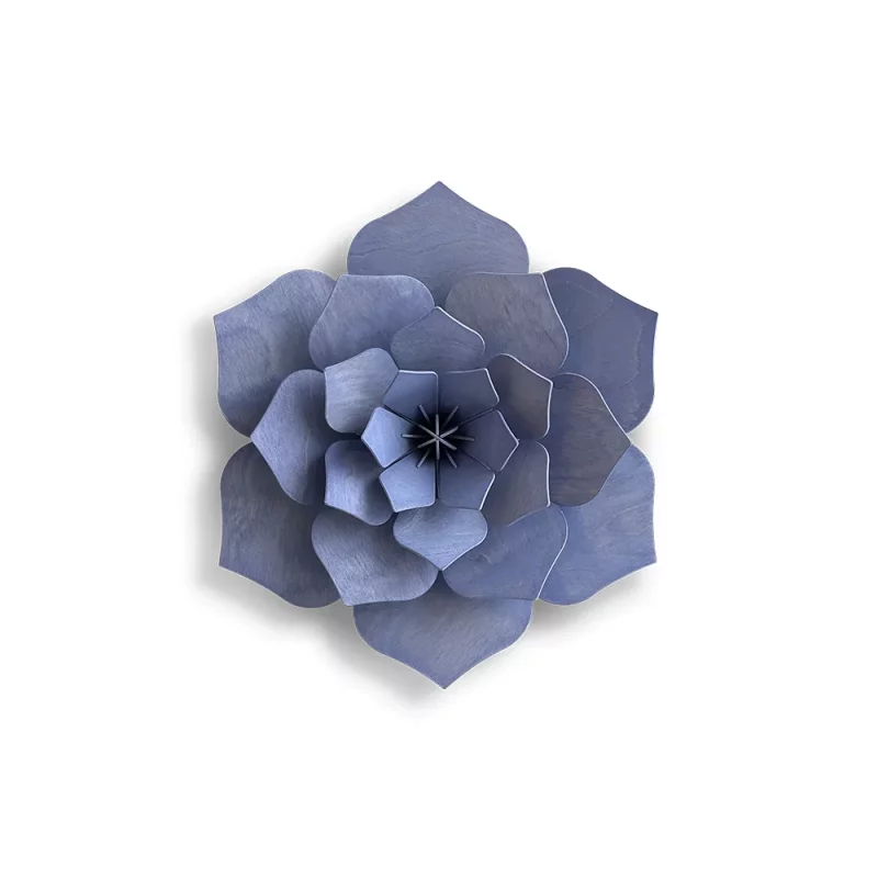 66. Decor Flower Lavender blue Small * 3D puzzle card * LOVI