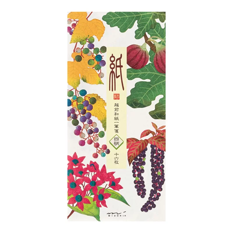 71.3 Autumn Fruits 2026 Message Pad * Midori