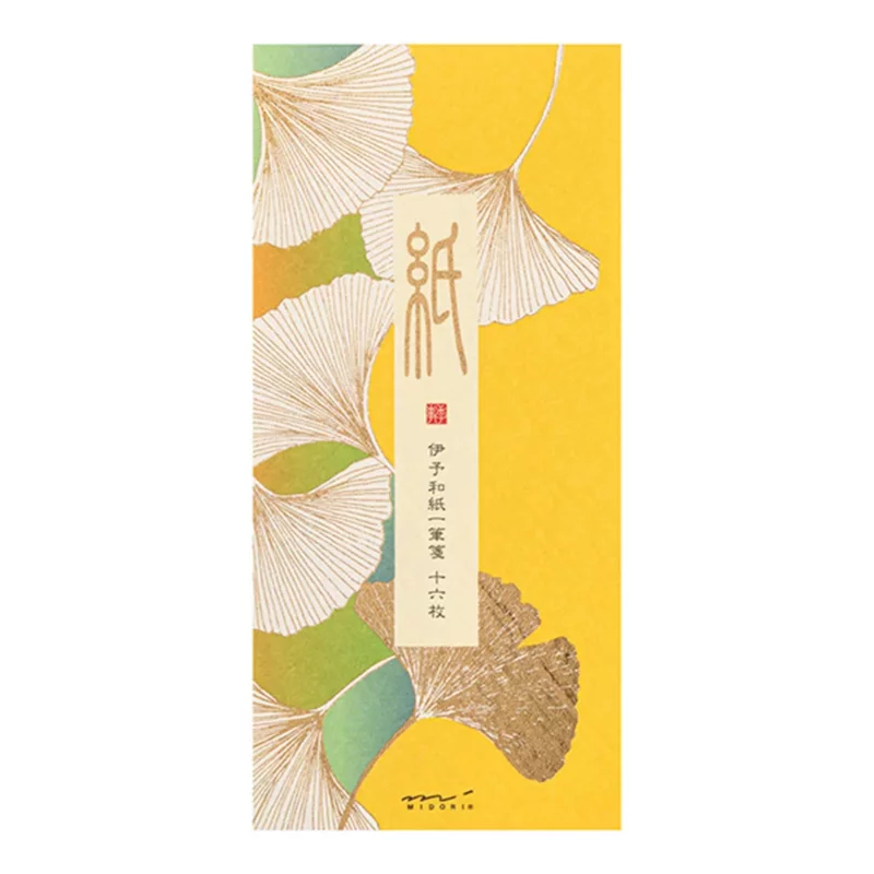 72.3 Dancing Ginkgo Message Pad * Midori