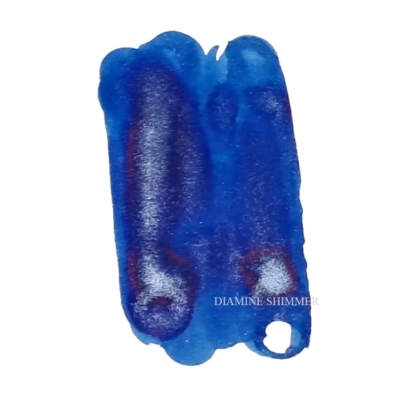 Blue Pearl shimmer ink * Diamine