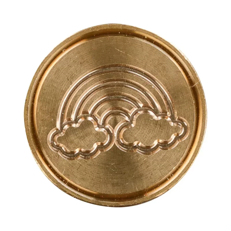 Brass Wax Seal Stamp 24mm Rainbow * J. Herbin