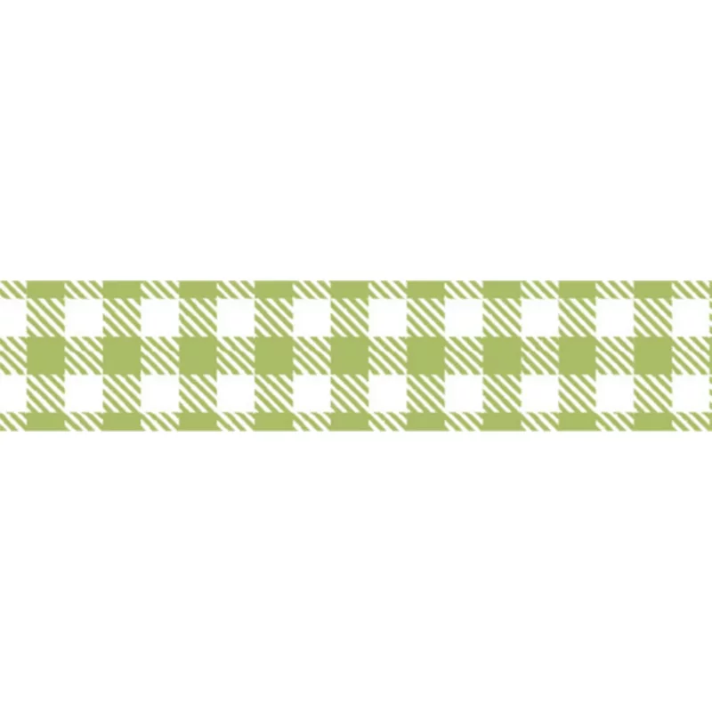 D565 * Stripe Checkered Light Moss Green * MT Masking Tape