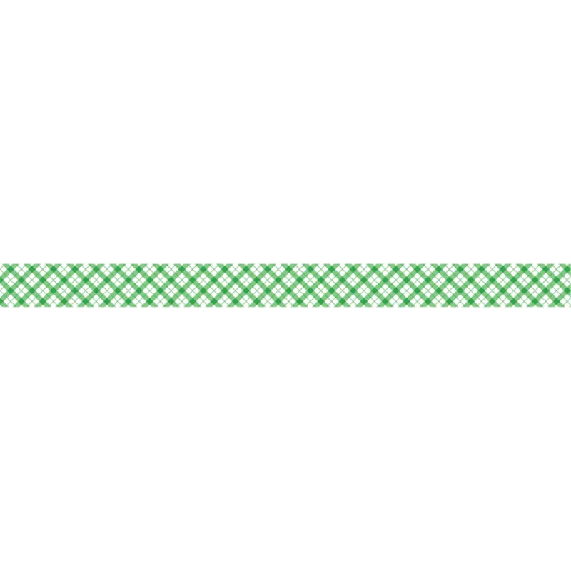 D602 * Overlapped Fine Gingham Check Green * MT Masking Tape