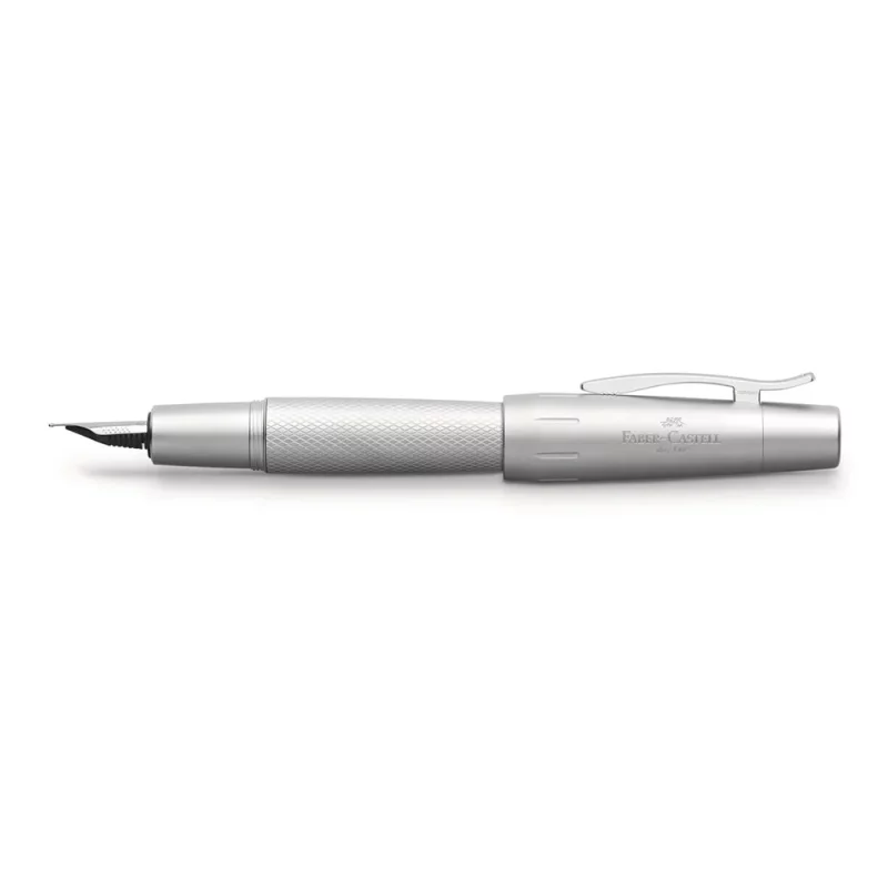 E-motion Pure Silver fountain pen * Faber-Castell