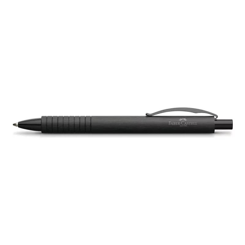 Essentio Aluminium Black Ballpoint * Faber-Castell