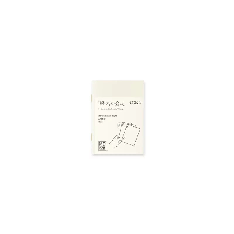 MD Light A7, tri-pack notebooks, plain * Midori