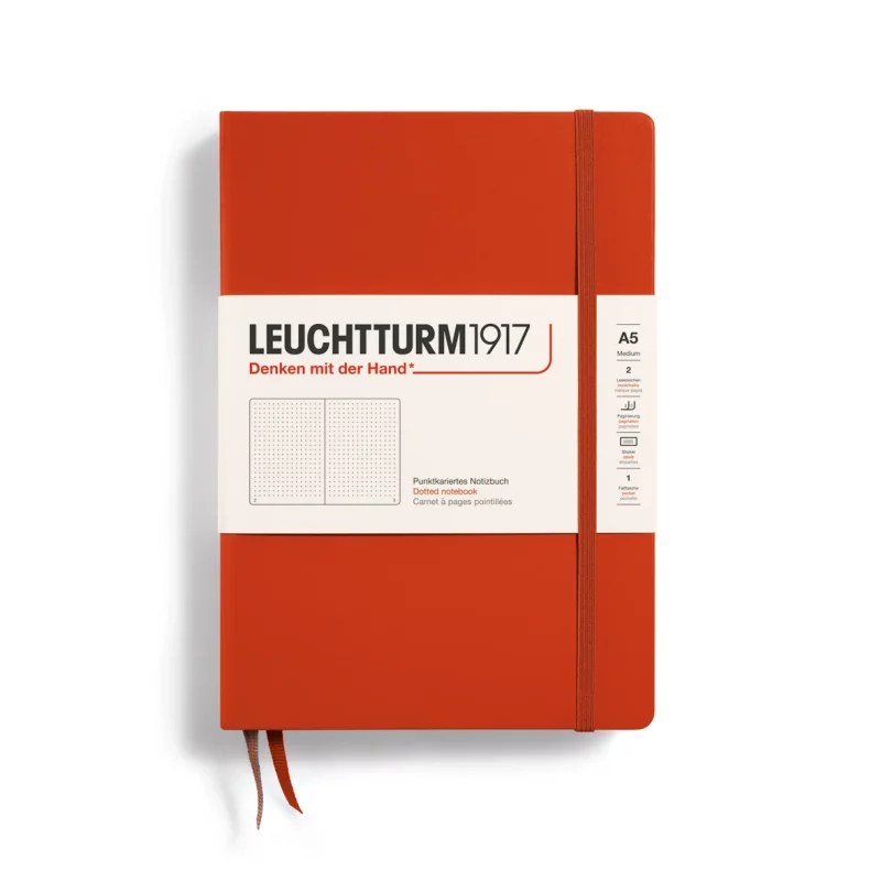 Notebook A5, Hardcover, Fox Red * Leuchtturm1917