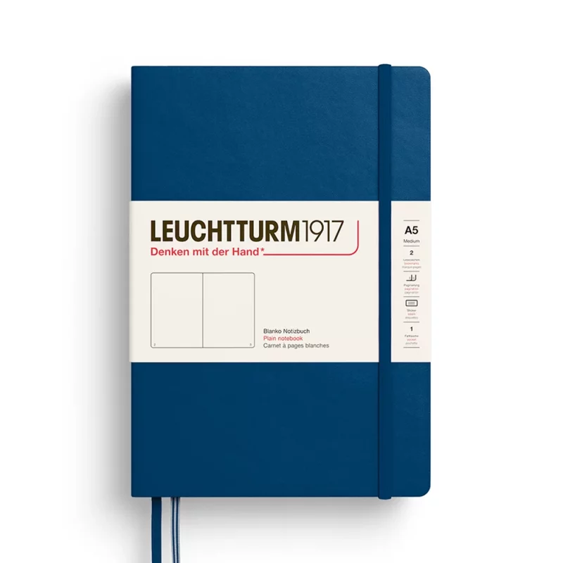Notebook A5, Hardcover, Indigo * Leuchtturm