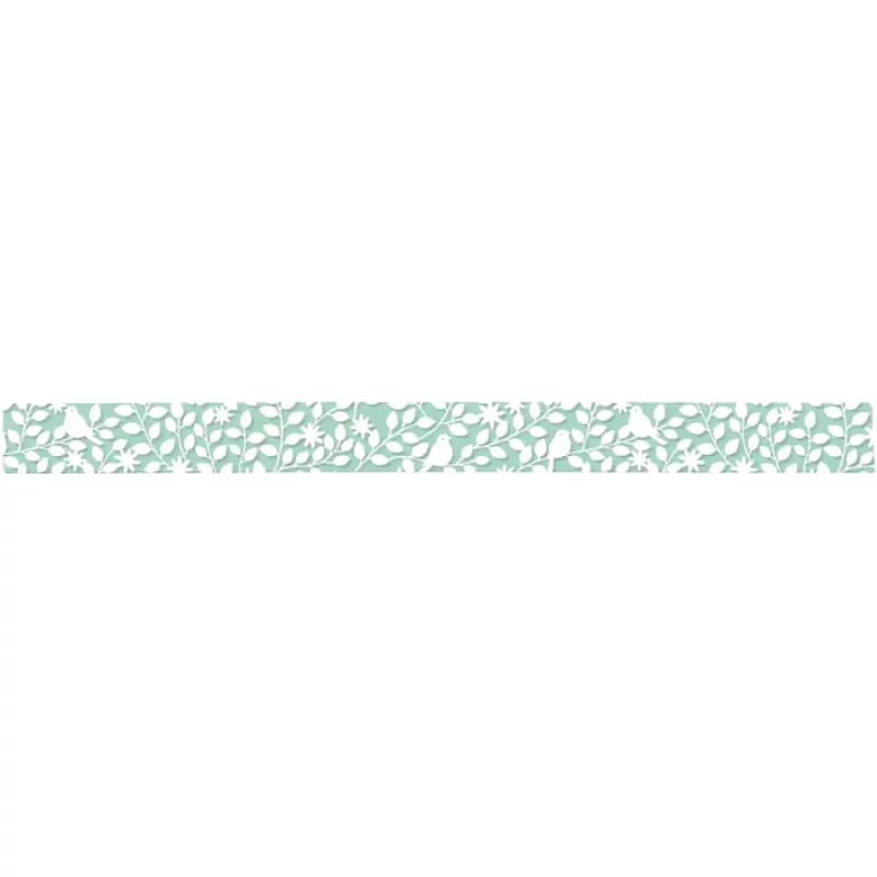 P133 * cutout leaf and bird * MT masking tape