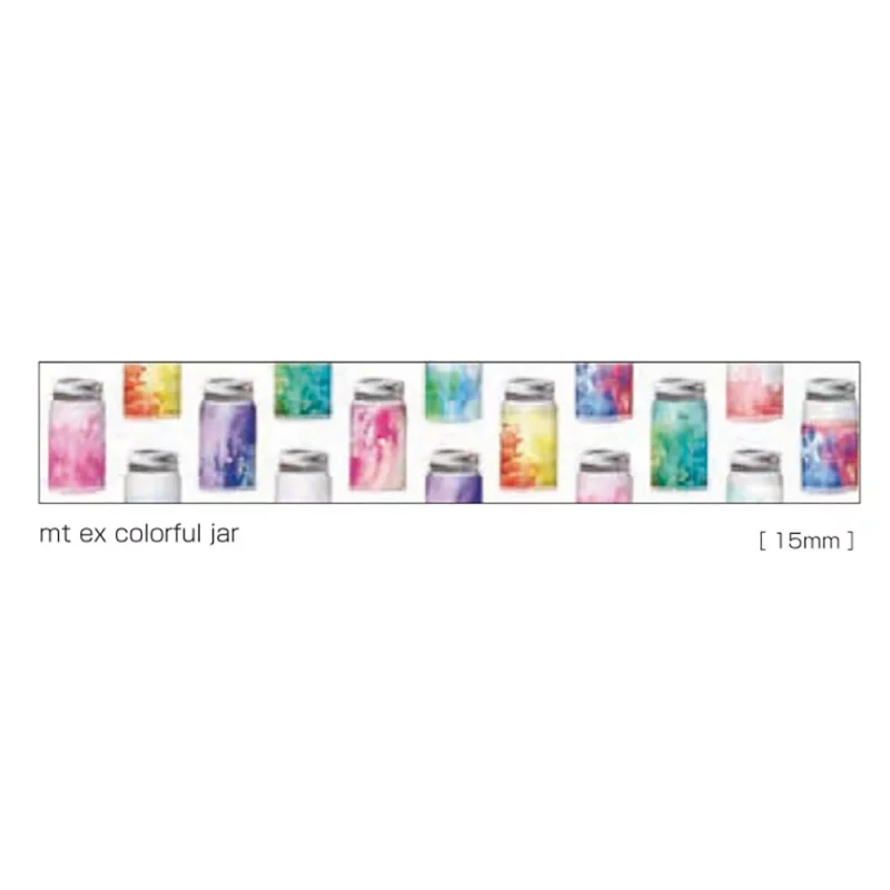 P197 * Colorful jar * MT masking tape