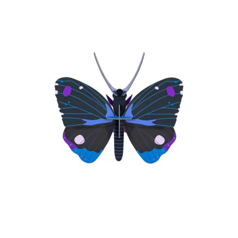 R32. Blue Diadem Butterfly Wall Art * Studio ROOF