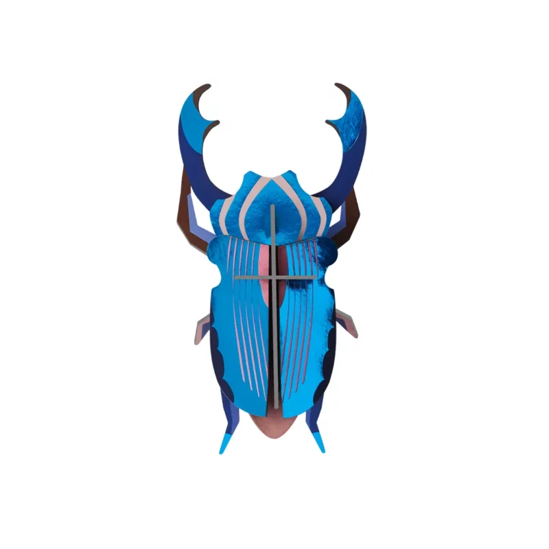R51. Azure Stag Beetle Wall Art * Studio ROOF