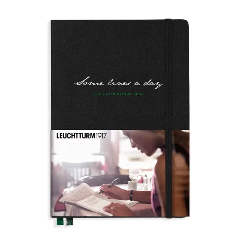 Some Lines A Day, Five Year Memory Book A5, Black * Leuchtturm1917