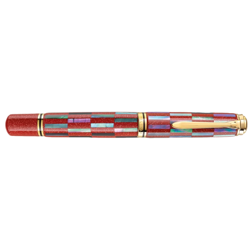 Souverän M1000 Raden Red Infinity limited edition * Pelikan Maki-e