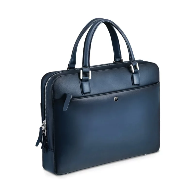 Spencer Navy Blue 14inch Laptop bag, Ducorium * Lapis Bard
