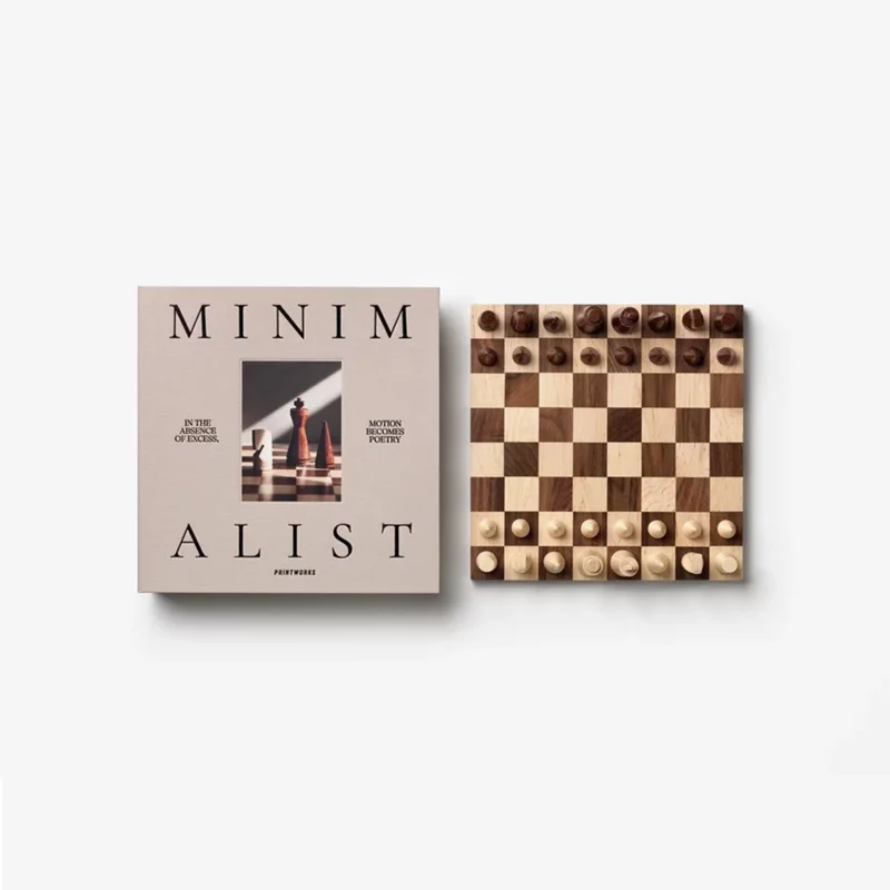 The Minimalist, Wood Chess, Board Game * Printworks