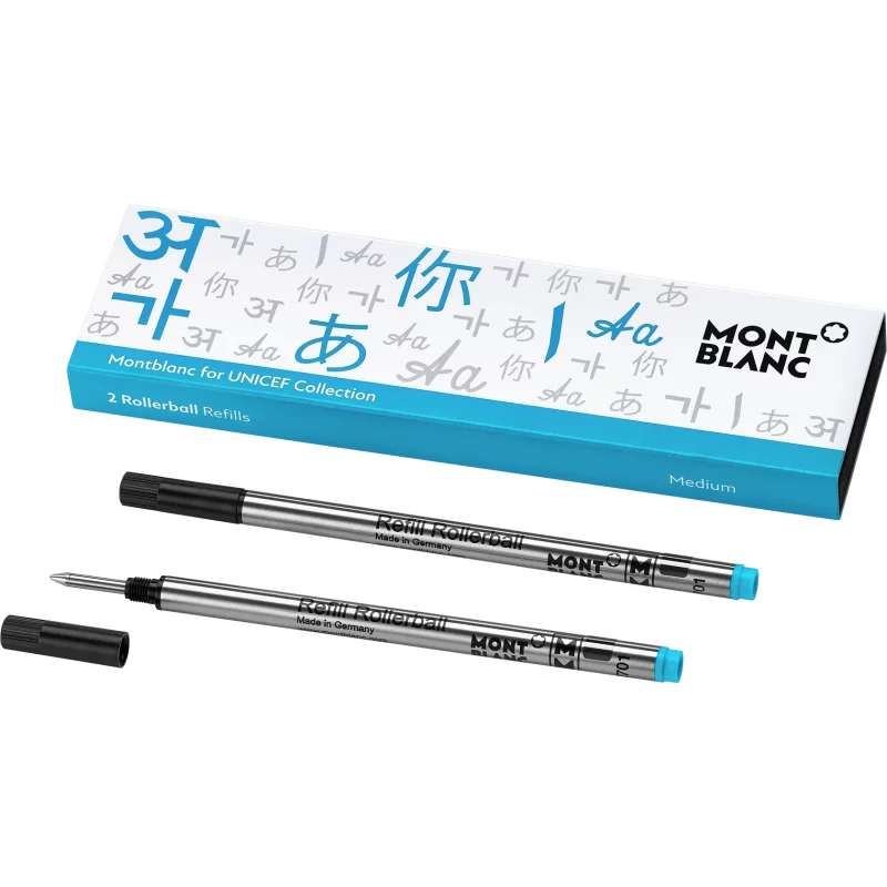 Unicef Turquoise rollerball refill * Montblanc