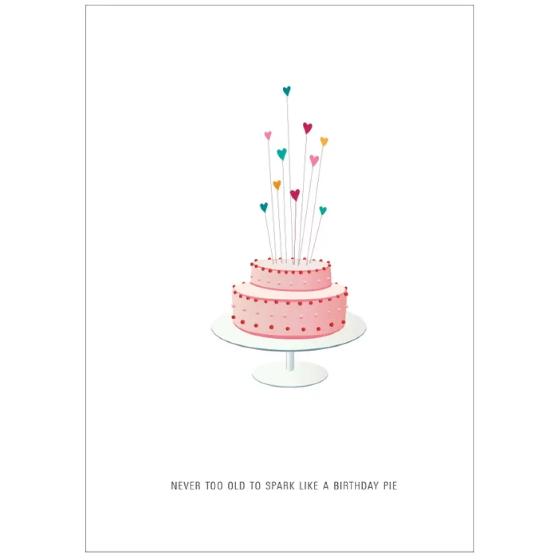 041. Never too old to sparkle like a birthday pie * Studio Mira gift card