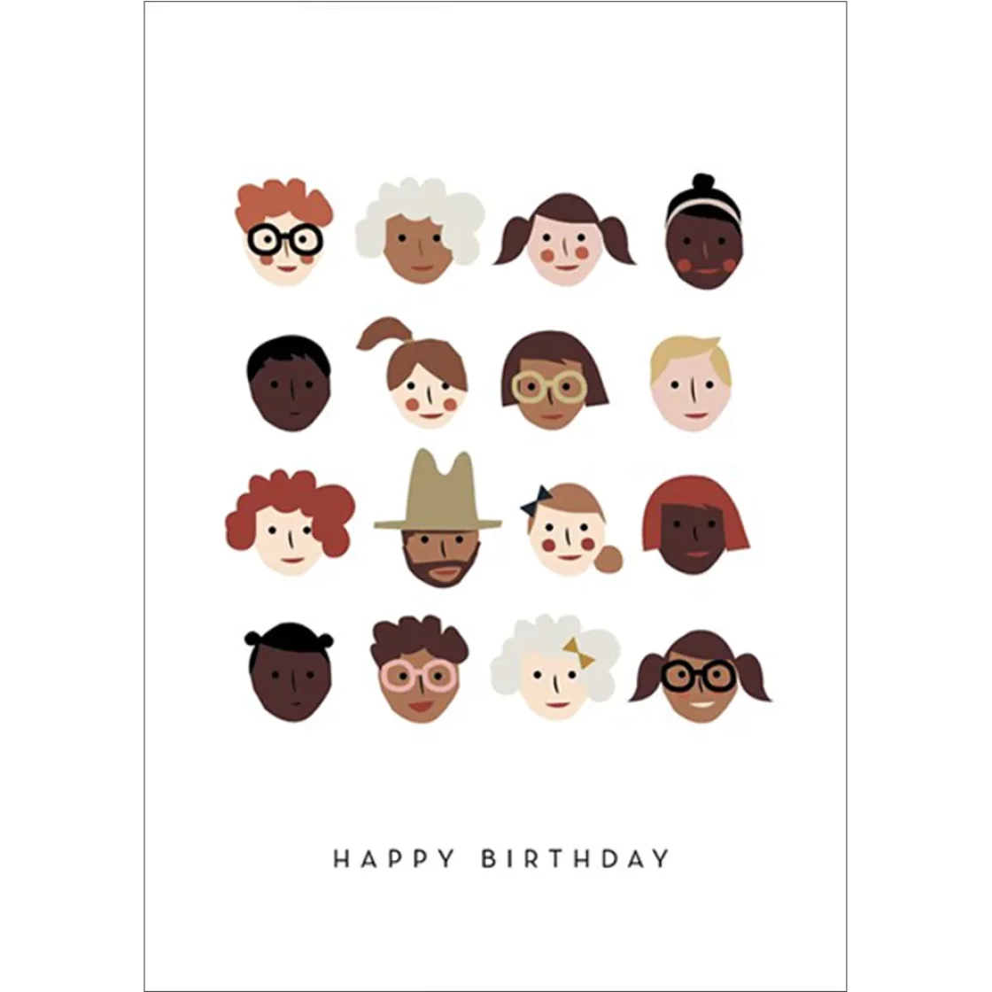 07. Birthday people, greeting card * Michoucas Design
