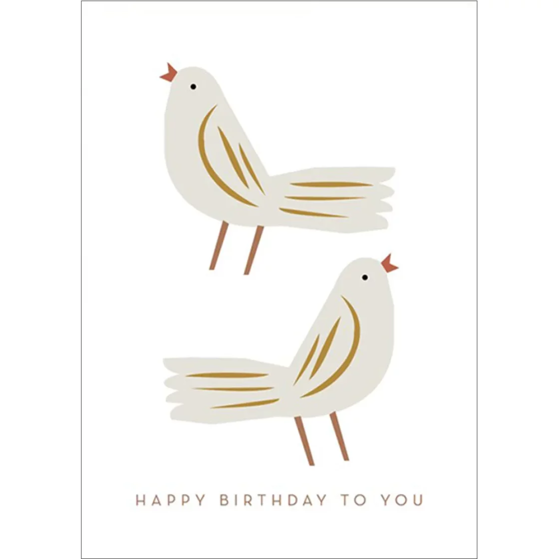 08. Birthday Birds, greeting card * Michoucas Design