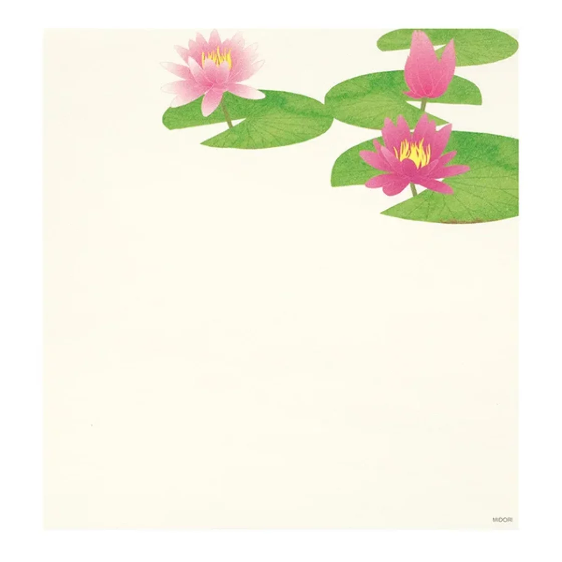 1.1 Waterside * Japanese writing paper * Midori