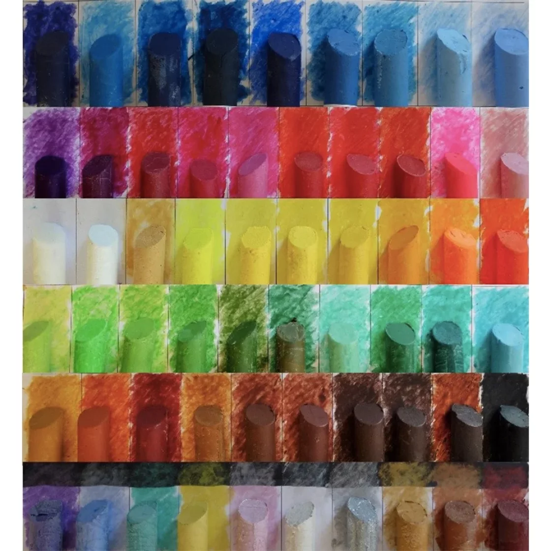10 Oil pastels Blue * Artisan Pastellier