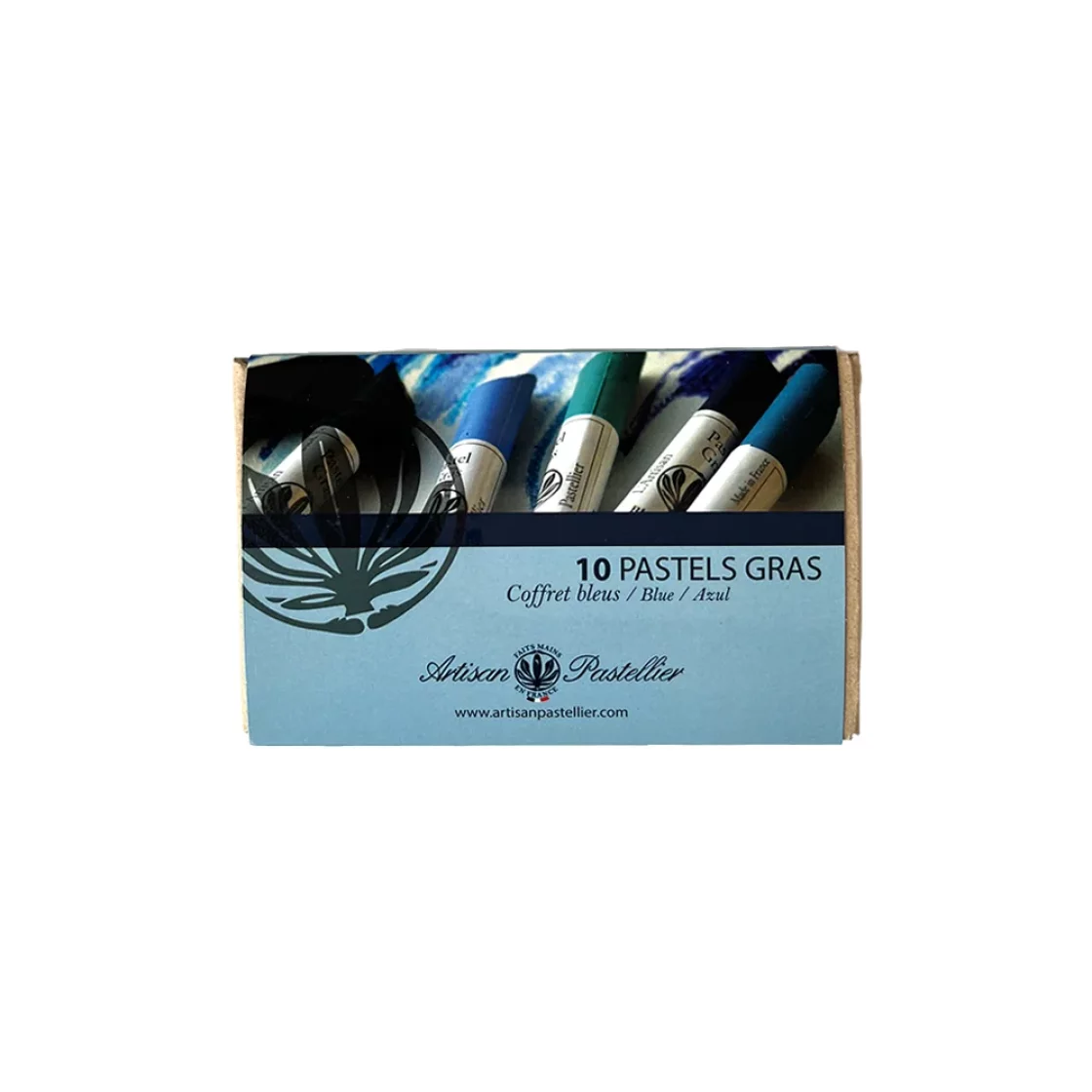 10 Oil pastels Blue * Artisan Pastellier