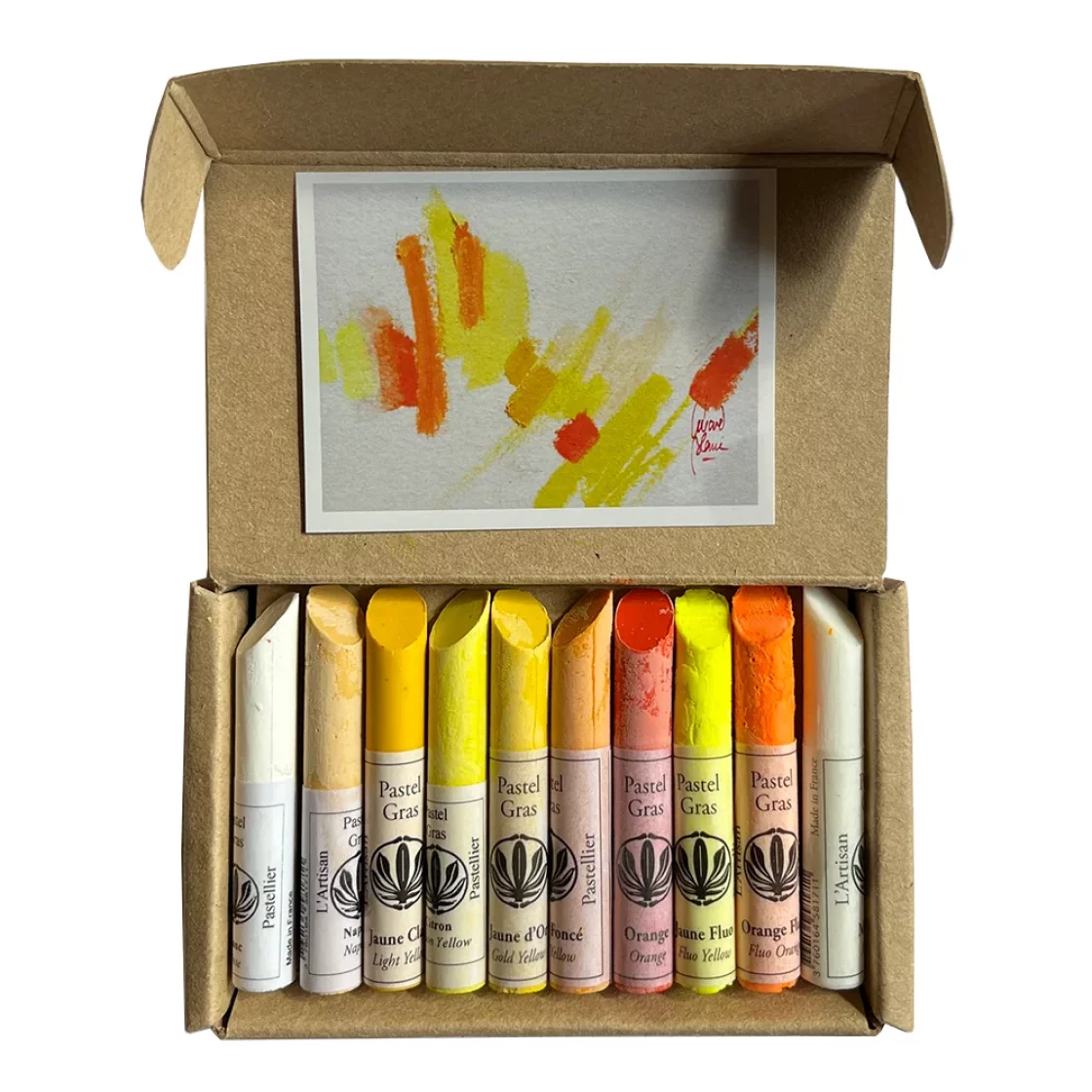 10 Oil pastels Yellow * Artisan Pastellier