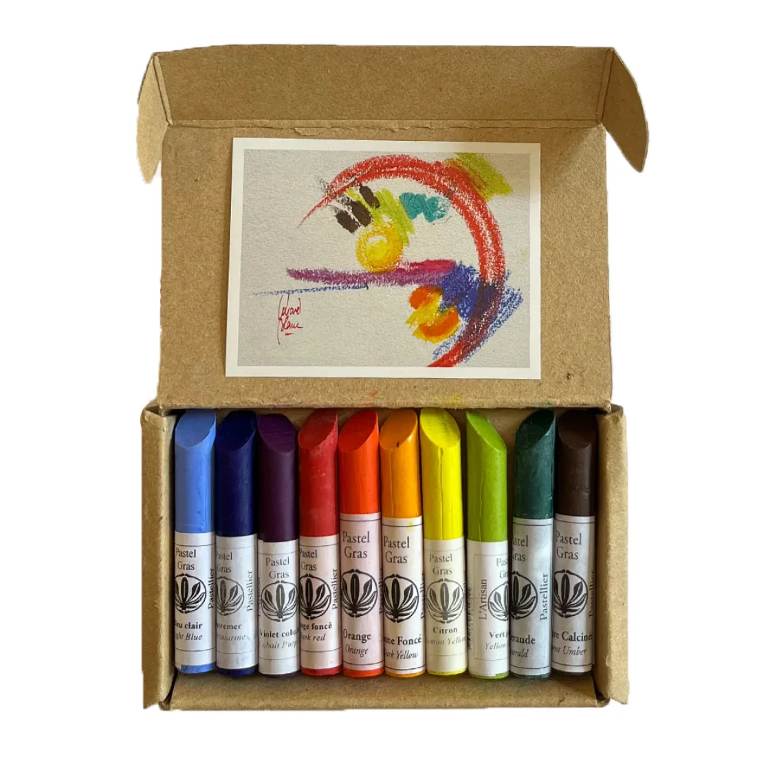 10 Oilpastels Multicolor * Artisan Pastellier