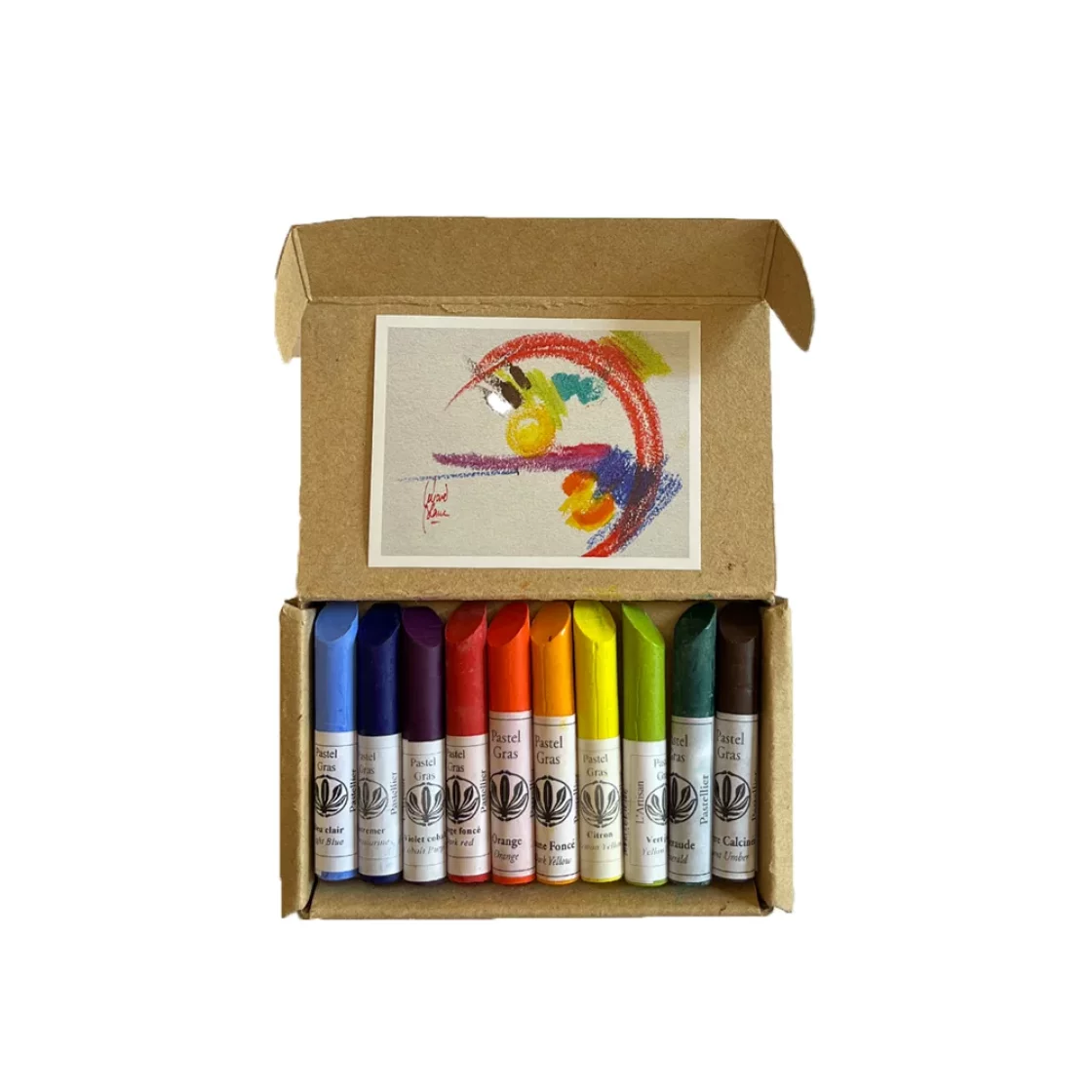 10 Oilpastels Multicolor * Artisan Pastellier