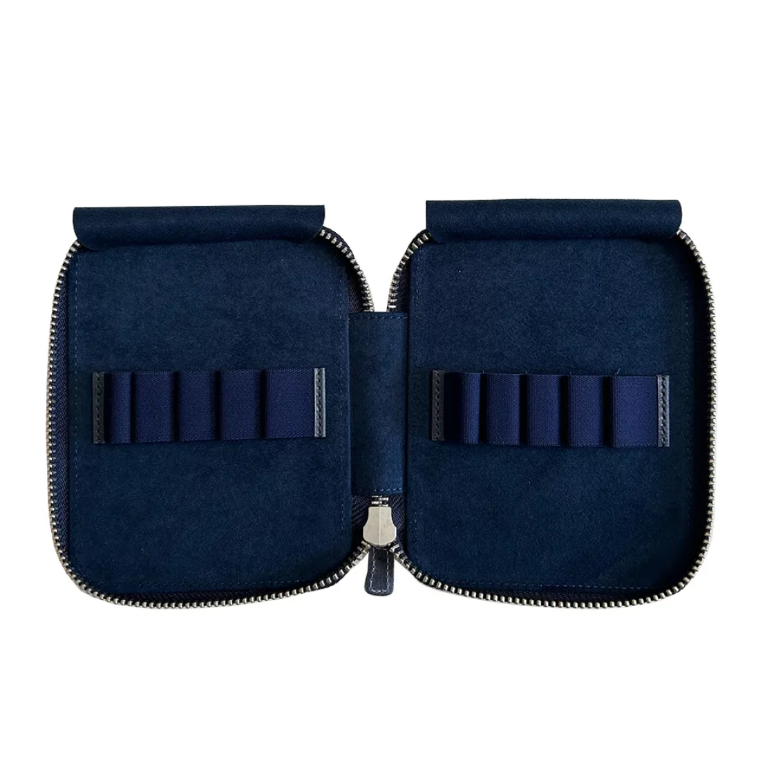 10 Pen Crazy Horse Navy Blue Pen Case * Galen Leather