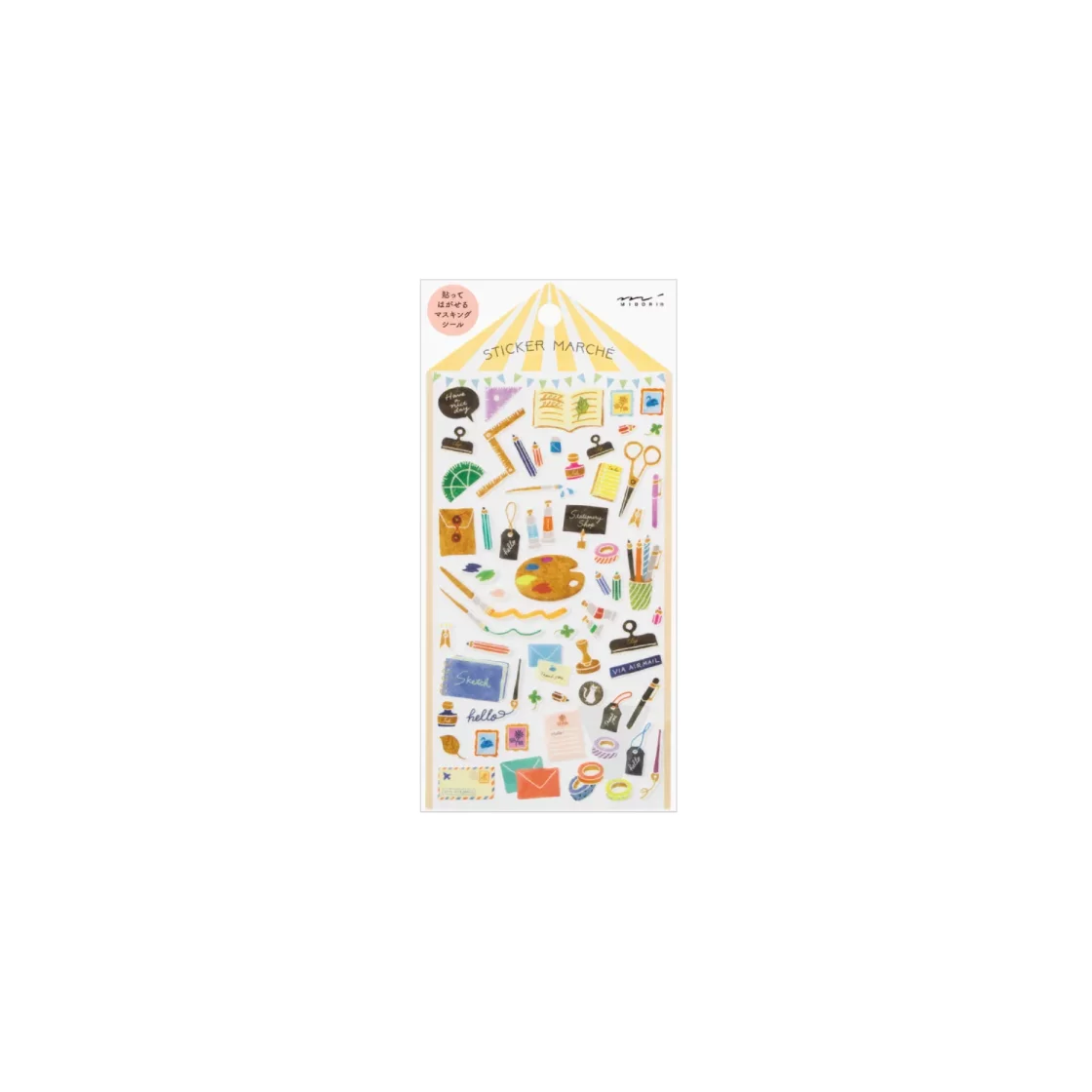 MD10. Stickers Stationery * Midori