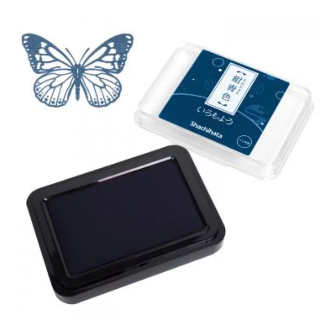 SH16. Stamp Pad Dark Blue * Shachihata