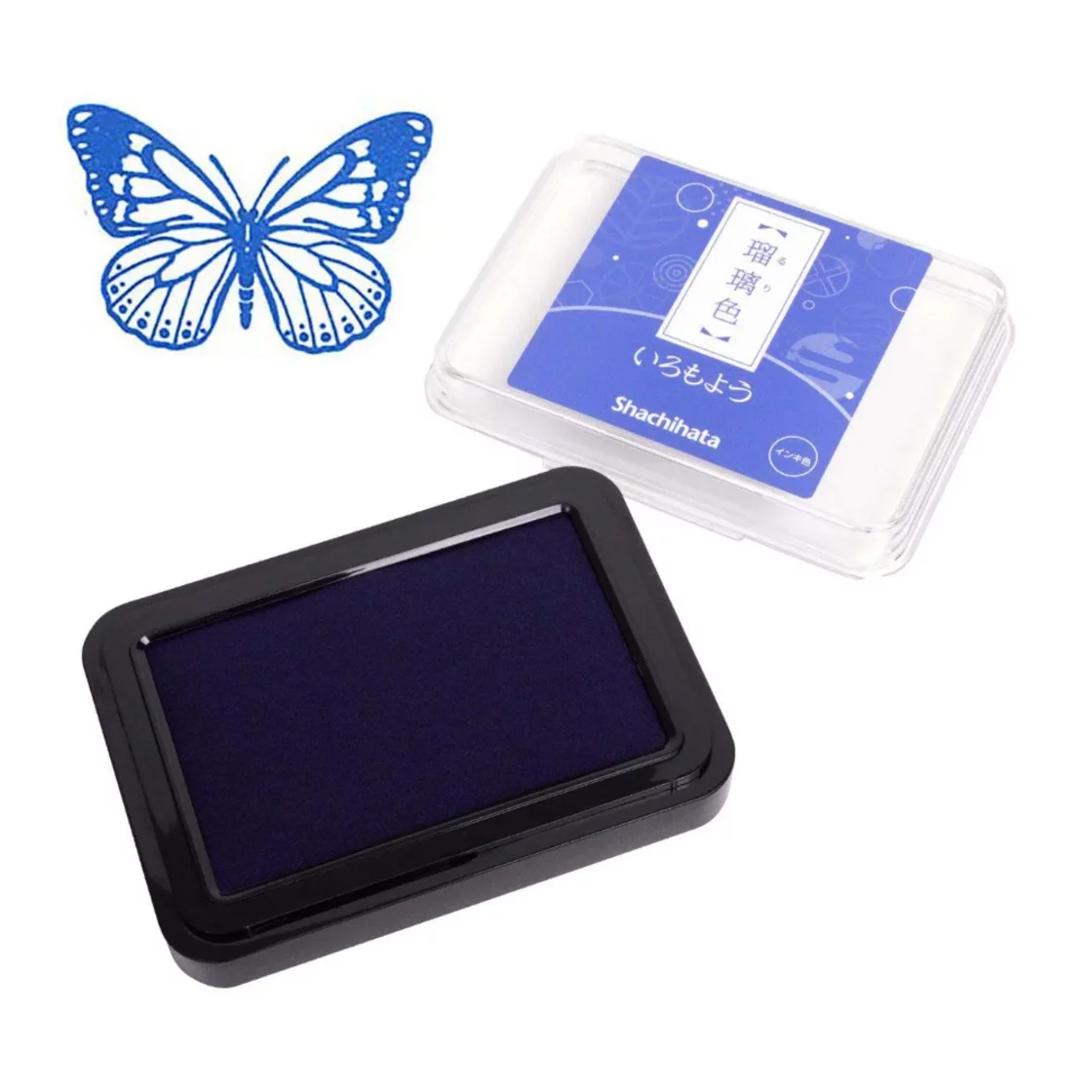 SH17. Stamp Pad Cobalt Blue * Shachihata