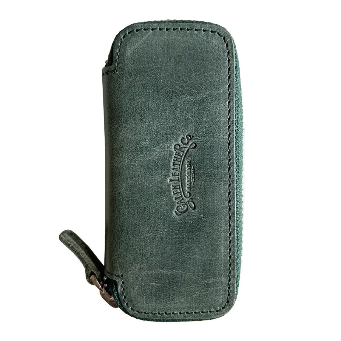 2 Pen Kaweco Crazy Horse Green Pen Case * Galen Leather