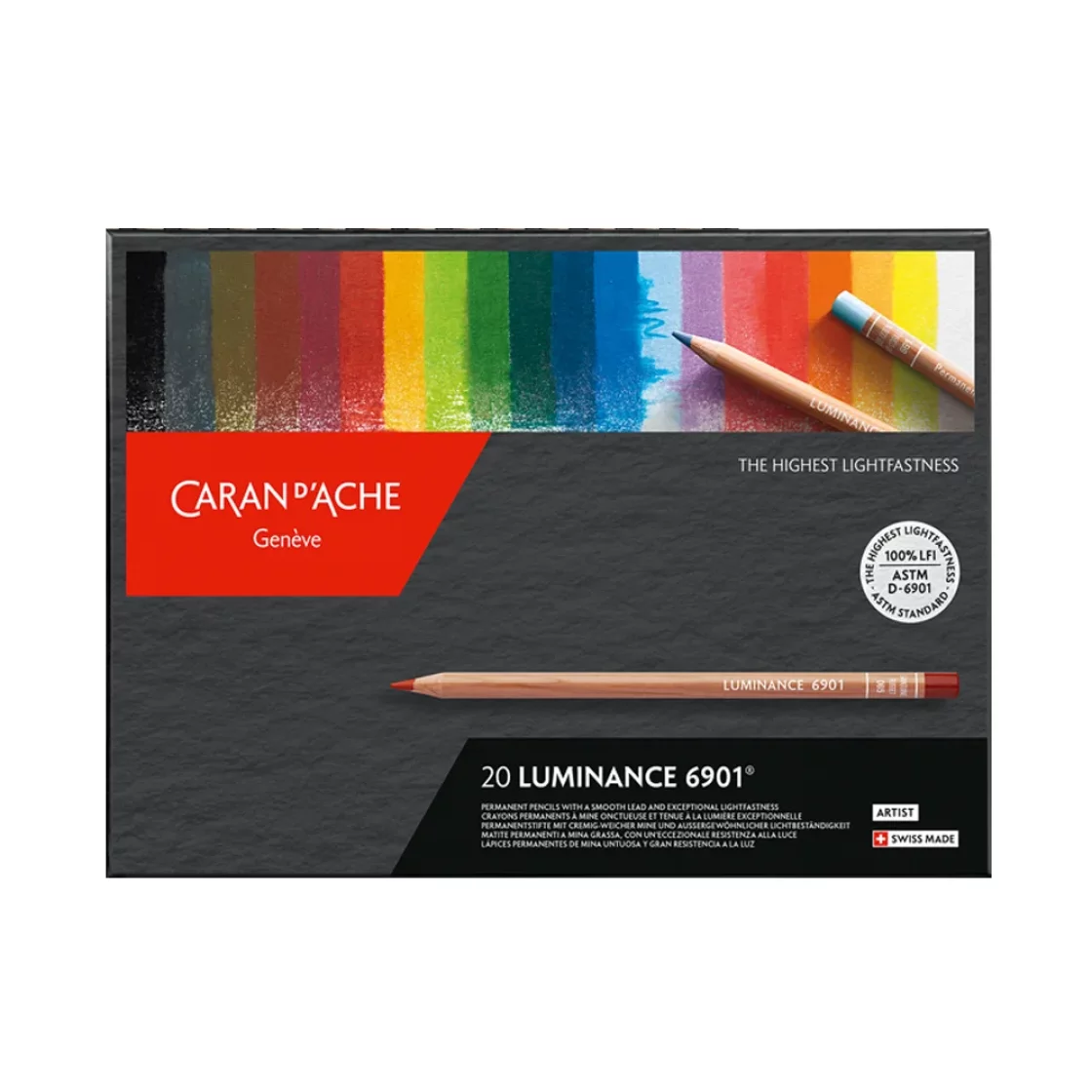 20 Coloured Pencils, Expert Luminance 6901 * Caran d'Ache