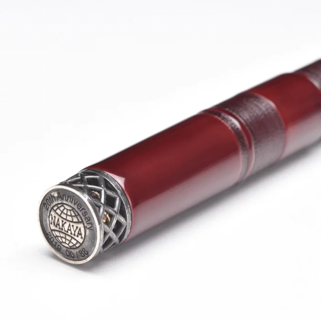 Pre-loved * 20th Ann Aka-tamenuri with kuro-tamenuri strings rolled * Nakaya Limited Edition