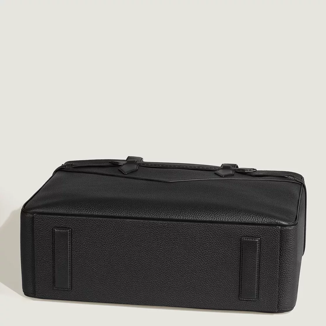 223265 Montblanc Envelope Horizontal Tote Bag, Grain Leather Black
