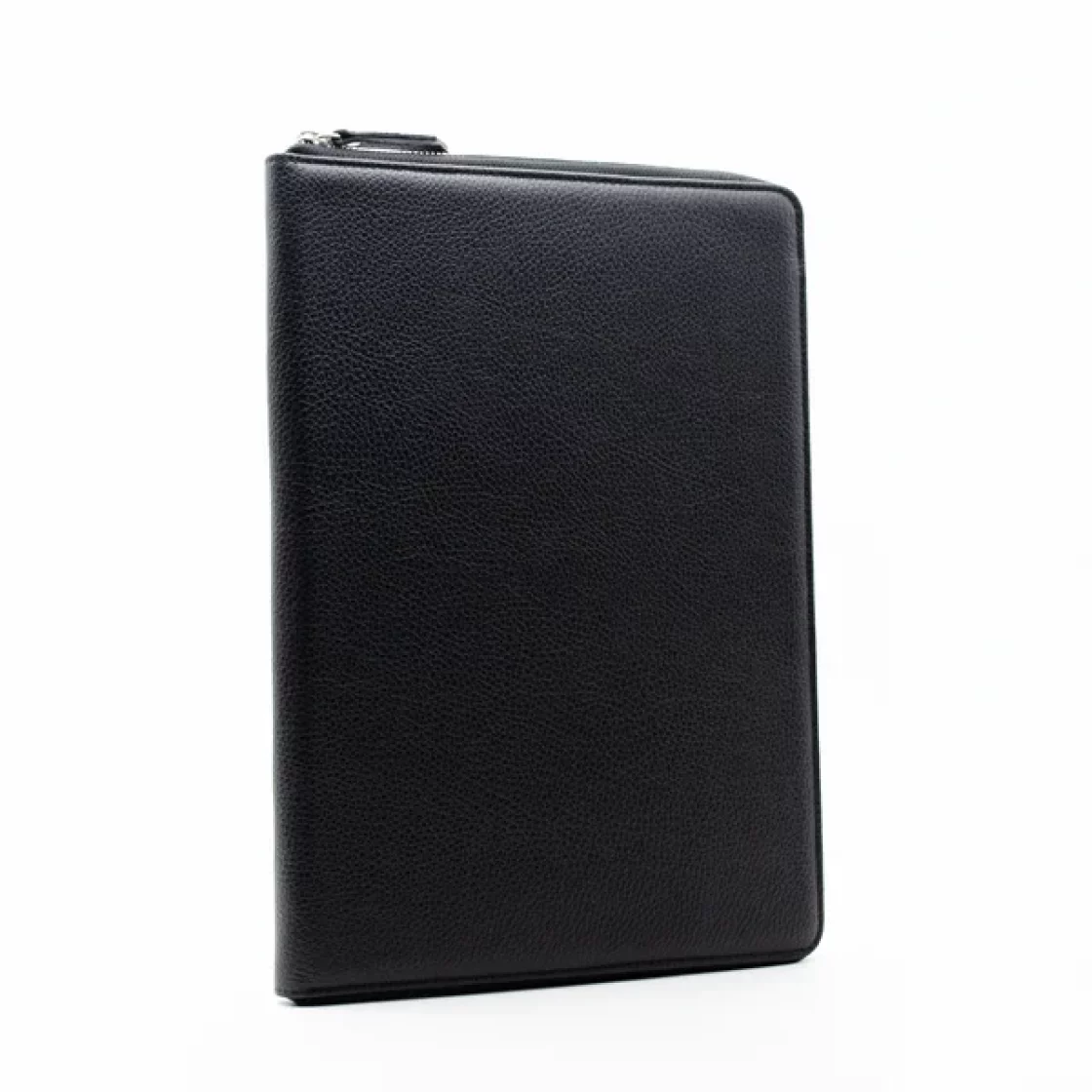 24.02 Notepad A4 with zip, black 20S Design