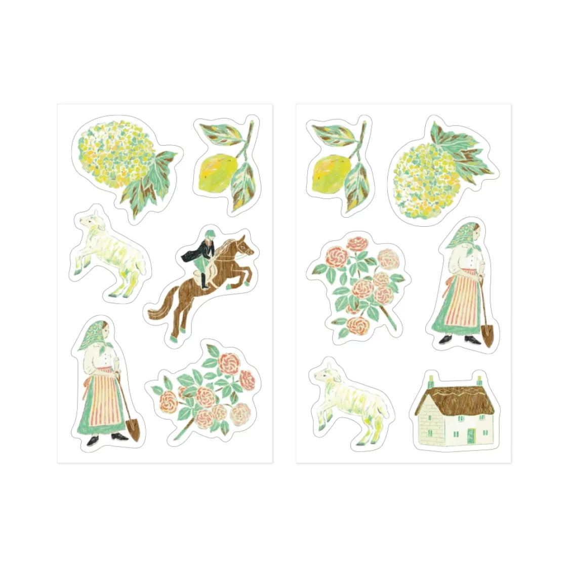 MD24. LE Decoration Sticker Yellow Green * Midori