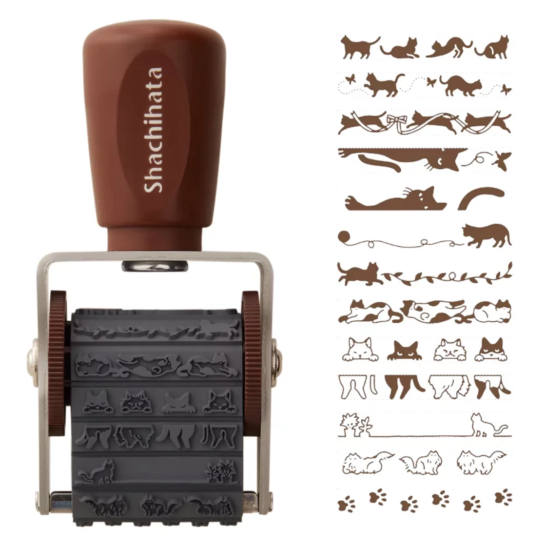 SH26. Rotating Stamp Cats * Shachihata
