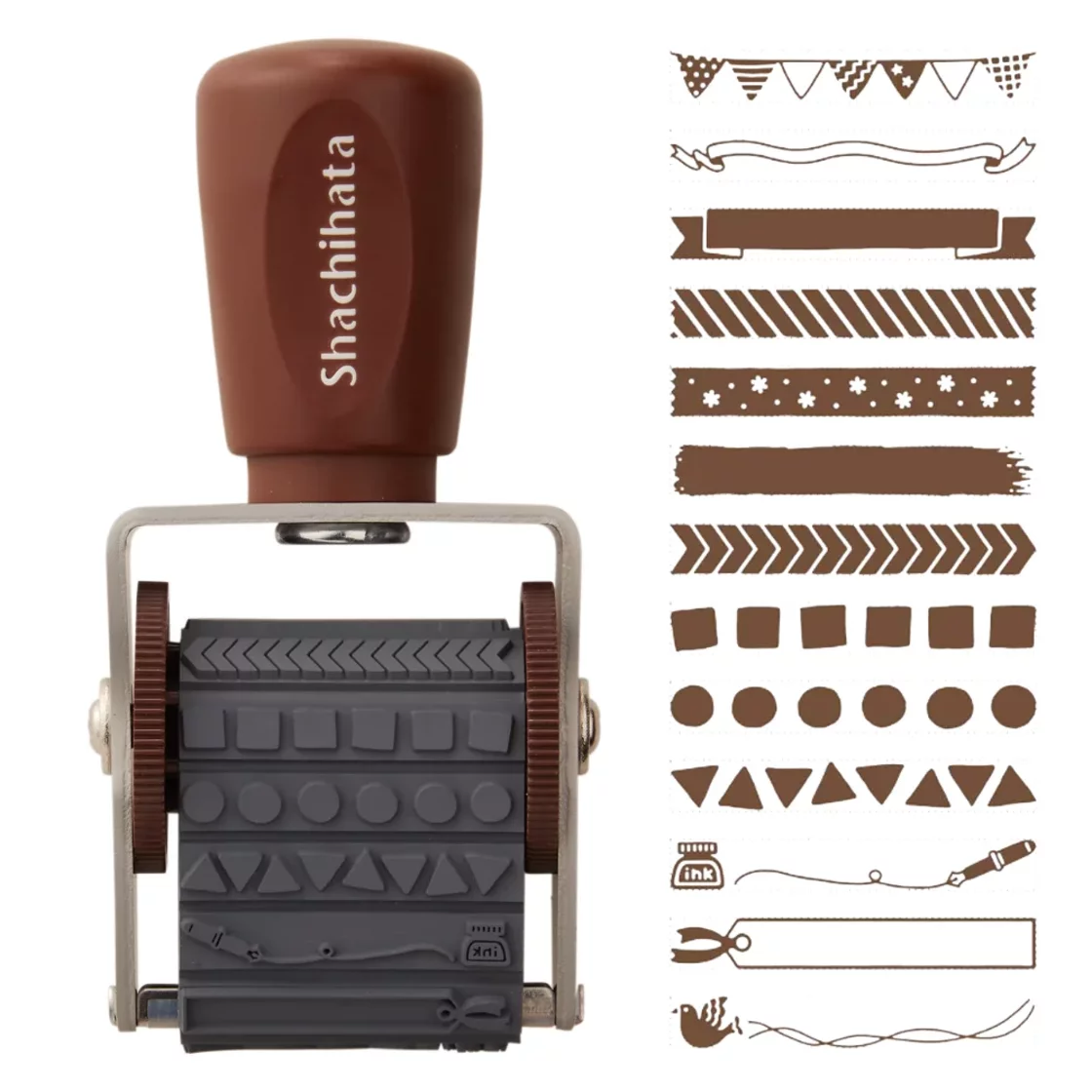 SH28. Roller Stamp Patterns * Shachihata